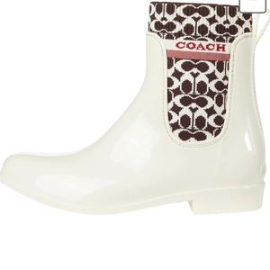 Coach rain boots size 9 brand new